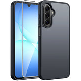 FNTCASE for Samsung Galaxy A16/A17 5G Phone Case: Translucent Matte Shockproof Slim Phone Cover - Military Grade Drop Proof Hard Back Anti-Fingerprint Protective Case